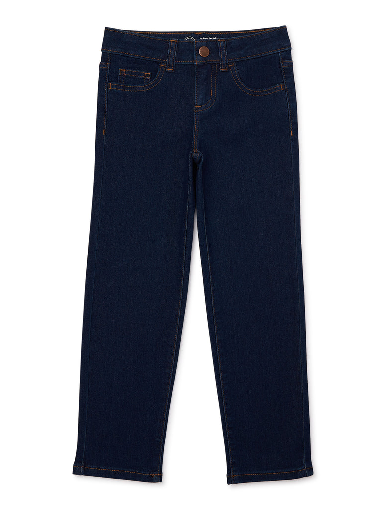 Wonder Nation Girls Straight Leg Jeans
