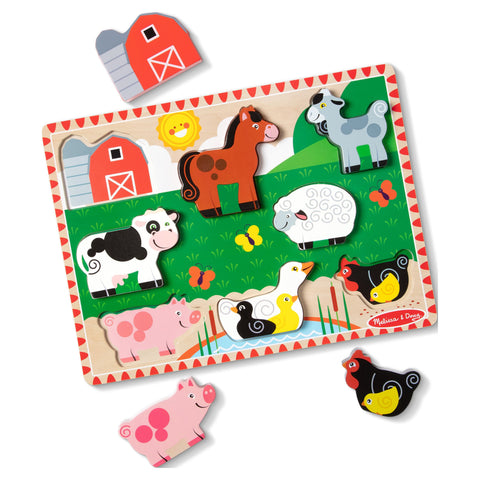 Melissa & Doug Farm Wooden Puzzle