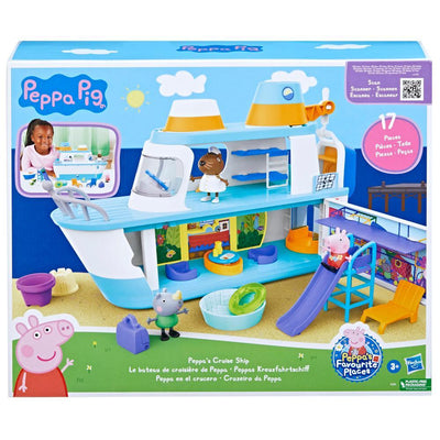 Peppa Pig’s Cruise Ship, Peppa Pig Playset with 17 Pieces