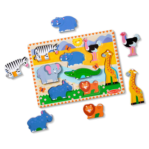 Melissa & Doug Safari Wooden Puzzle