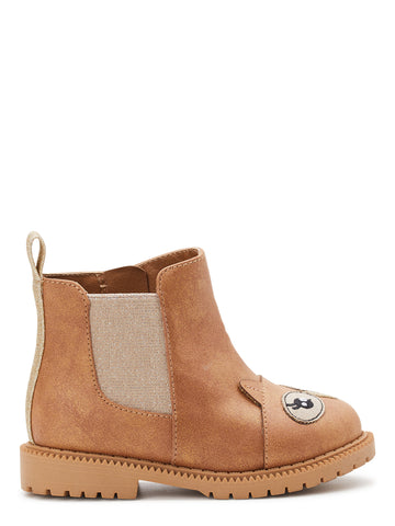 Wonder Nation Baby Girl Owl Chelsea Boot