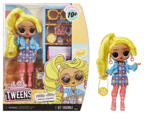 LOL Surprise Tweens Fashion Doll Hana Groove with 10+ Surprises