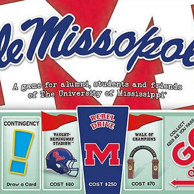 OLE MISS OPOLY BOARD GAME