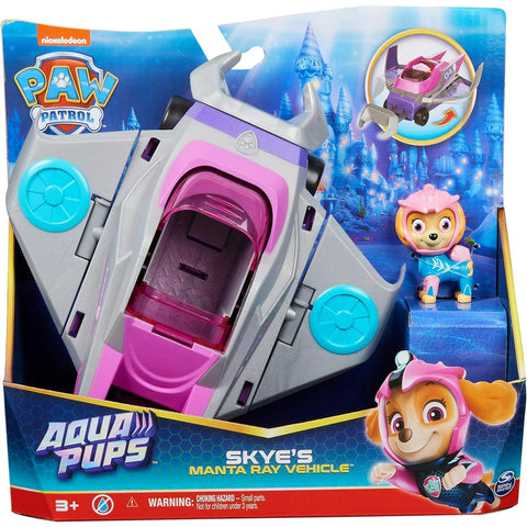 Paw Patrol Aqua Pups Skye's Manta Ray Vehicle