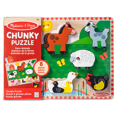 Melissa & Doug Farm Wooden Puzzle