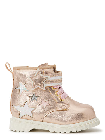 Wonder Nation Baby Girl Star Combat Boots